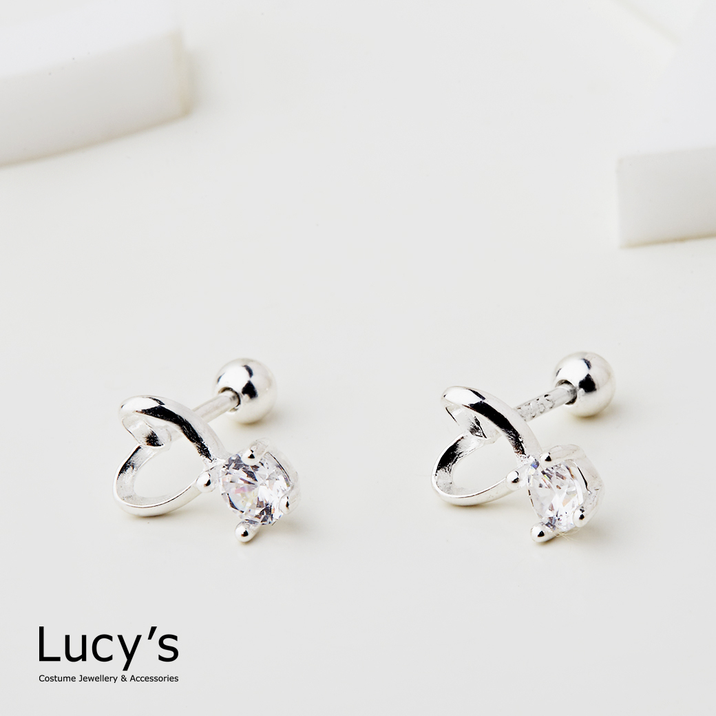 925純銀 心語星辰 轉珠耳環 (108142)