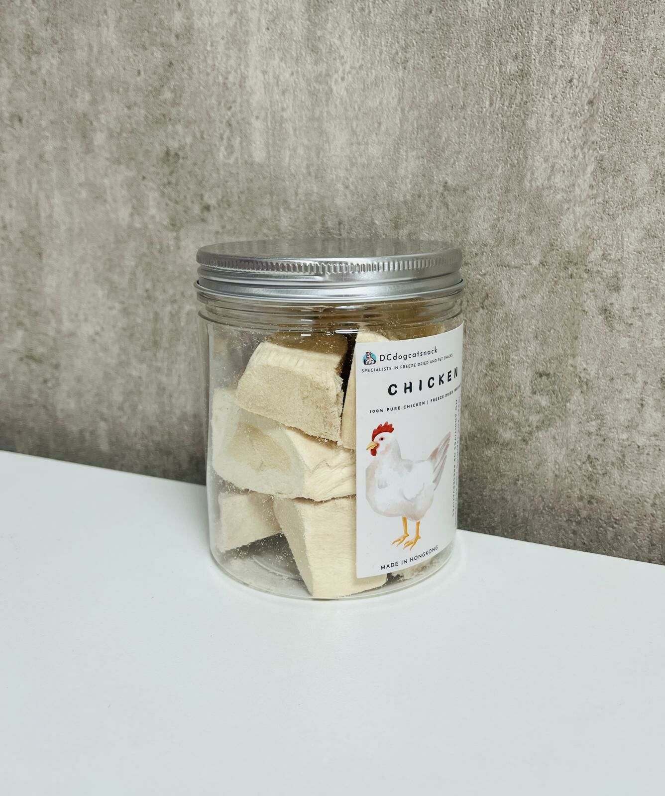 DCdogcatsnack 泰國無激素原件雞胸肉凍乾零食 60g (貓狗食用）