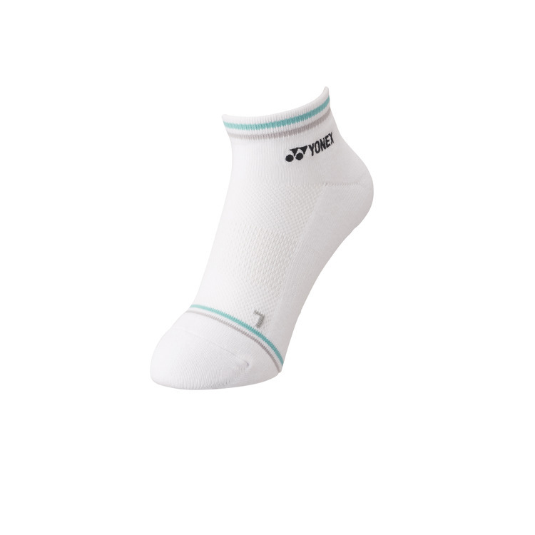 YONEX 運動襪 白湖水綠色【22-25cm】