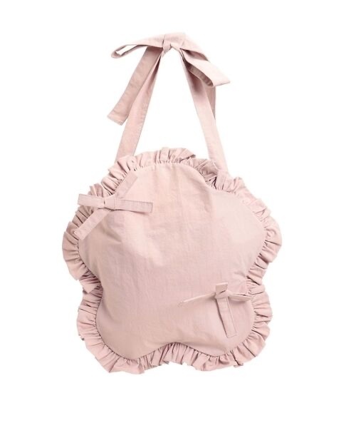 merry jenny / flower ribbon frill bag