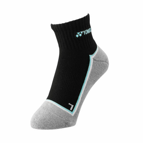 YONEX 運動襪 黑灰色【22-25cm】