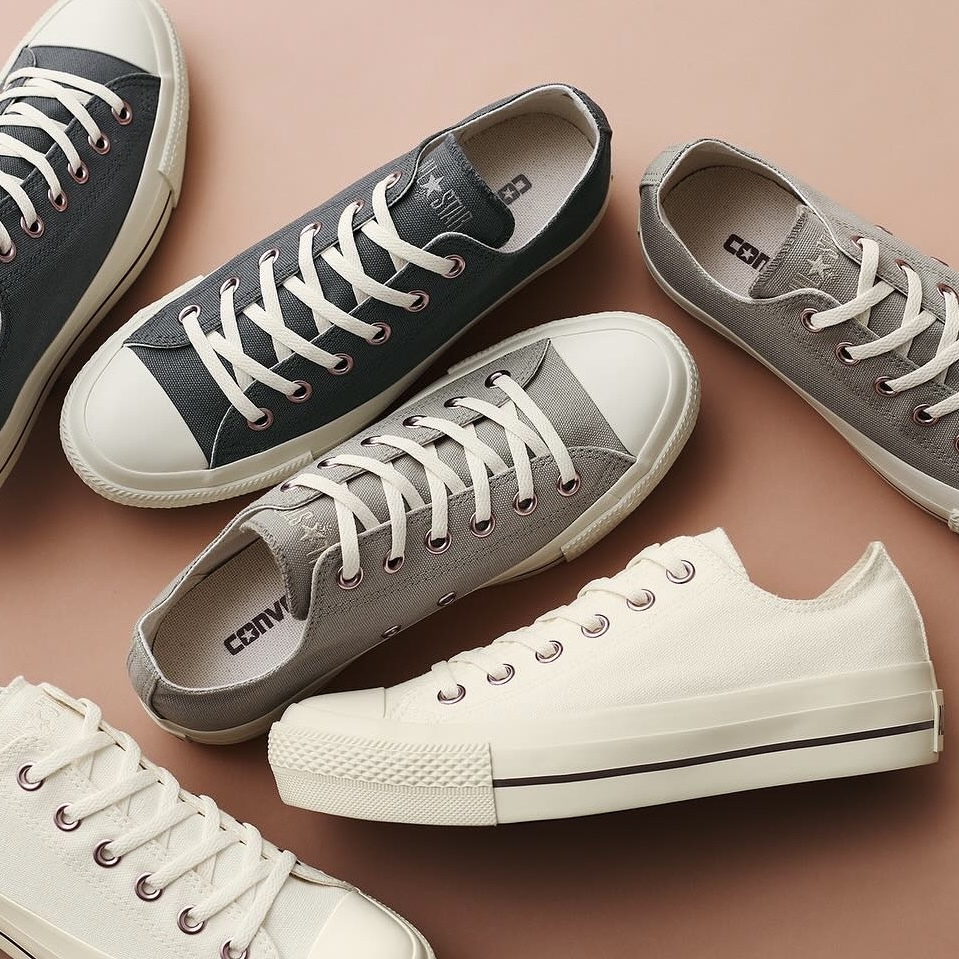 converse 溫柔色系小厚底 3色