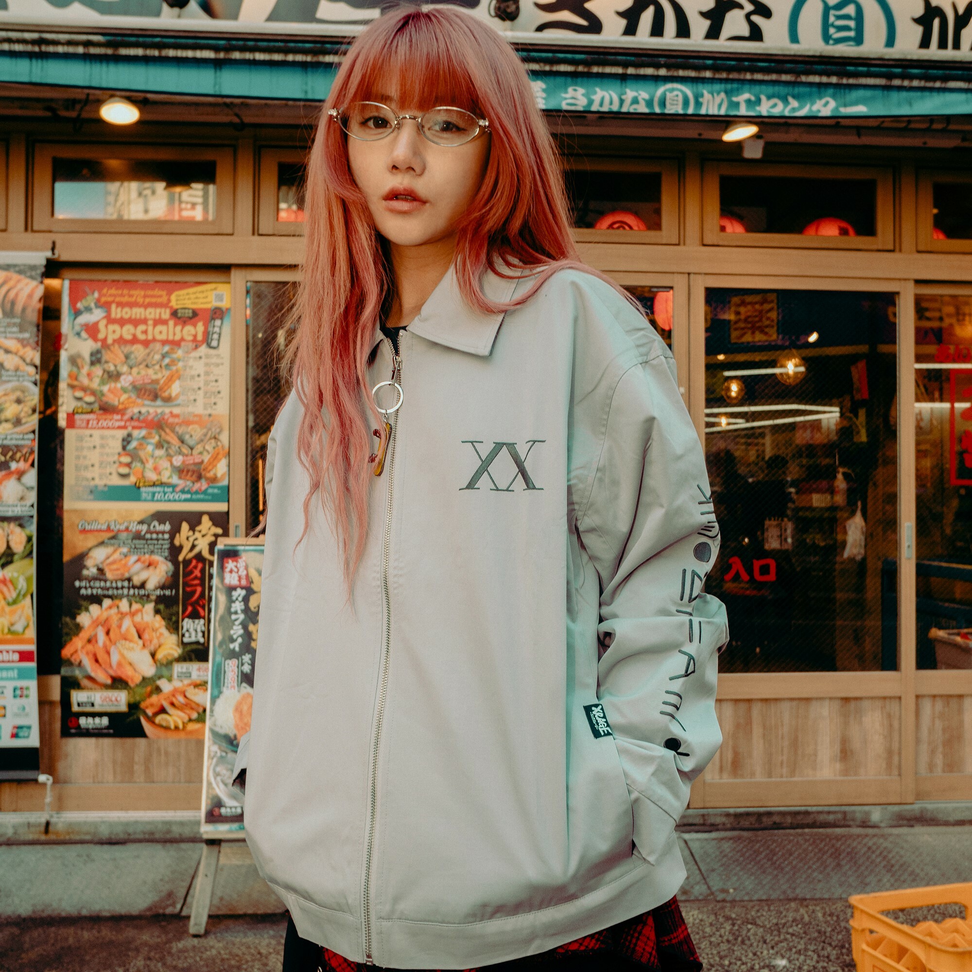 奇犽刺繡工作外套