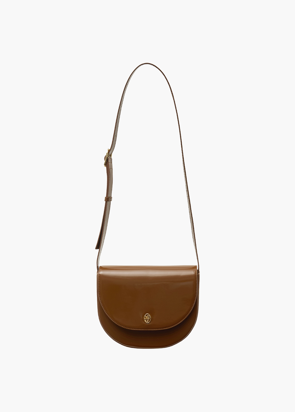 ★Marithe + Francois Girbaud★ HALF MOON BAG camel MFG45SBG1 MARITHE FRANCOIS GIRBAUD CLASSIC LOGO HALF MOON SHOULDER BAG