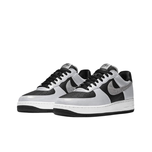 Nike Air Force 1 'Silver Snake' 銀黑 反光 蛇紋 男鞋 DJ6033-001