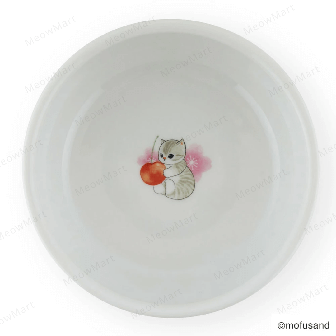 【日本Mofusand x 猫壱】櫻花限定版｜高腳食物碗 (日本直送)