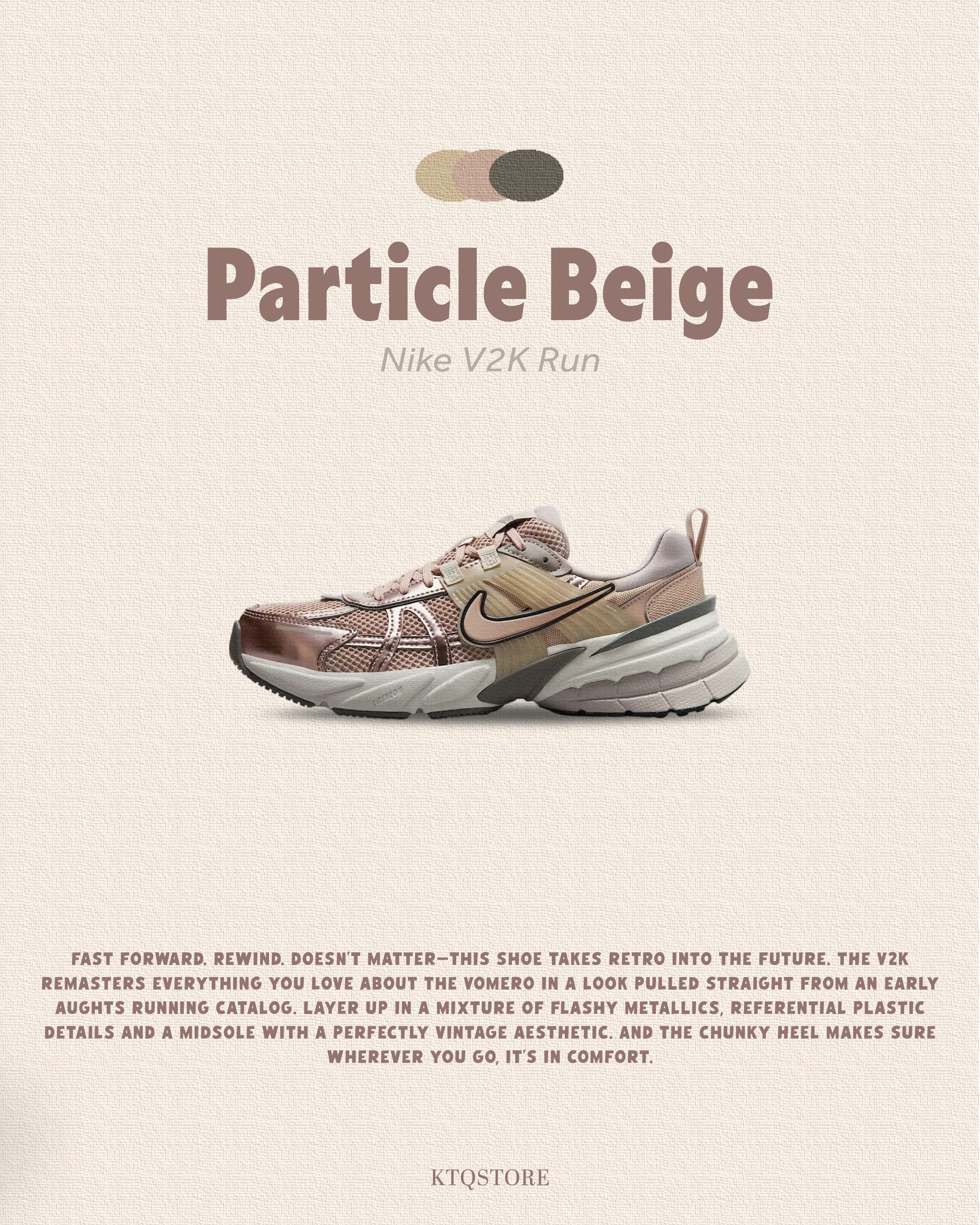 KTQ STORE ‧ Nike V2K Run "Particle Beige " 玫瑰粉 FD0736-201