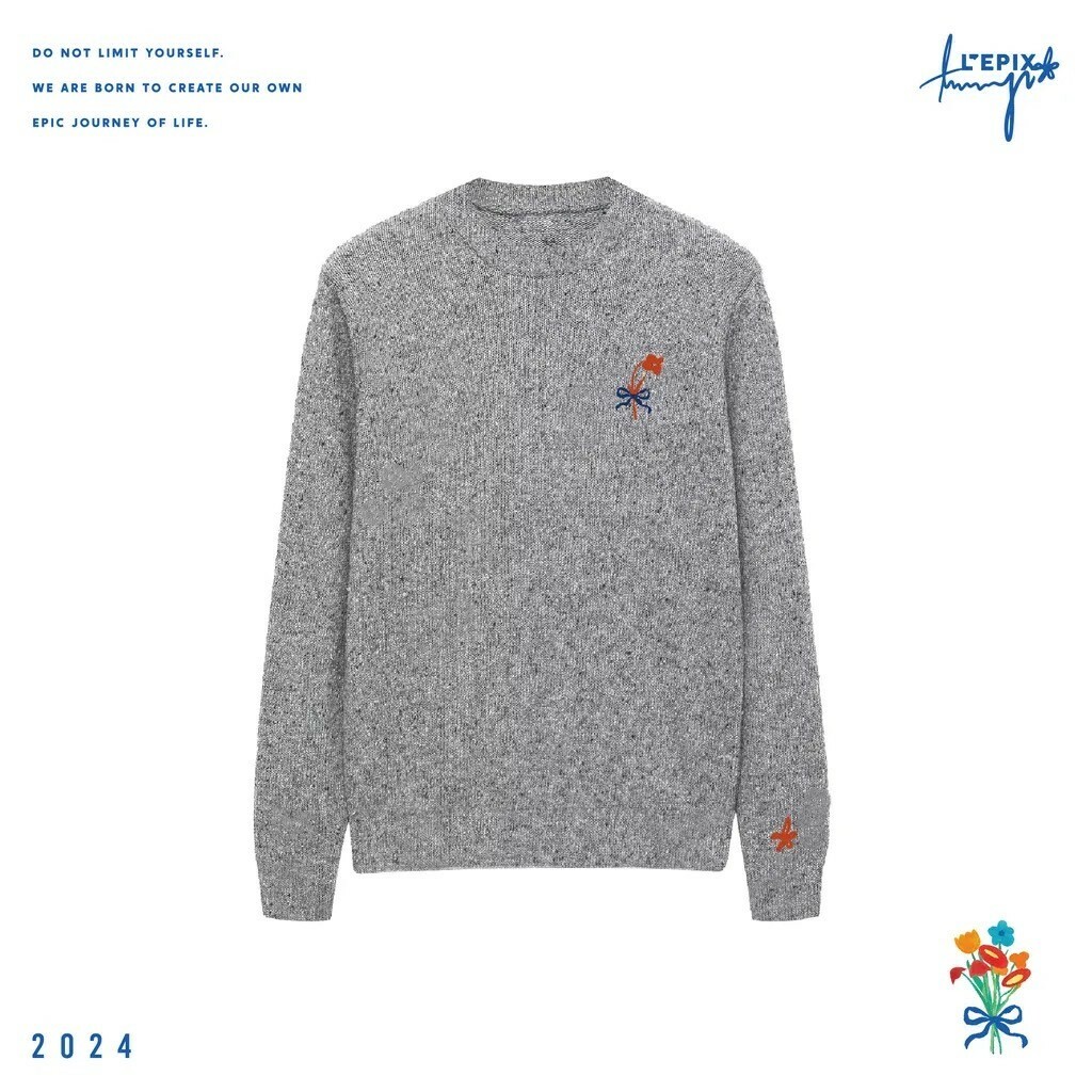 L'EPIX x Tammy 聯名系列 24 A/W Blossom Round-Neck Knit Sweater 圓領針織毛衣