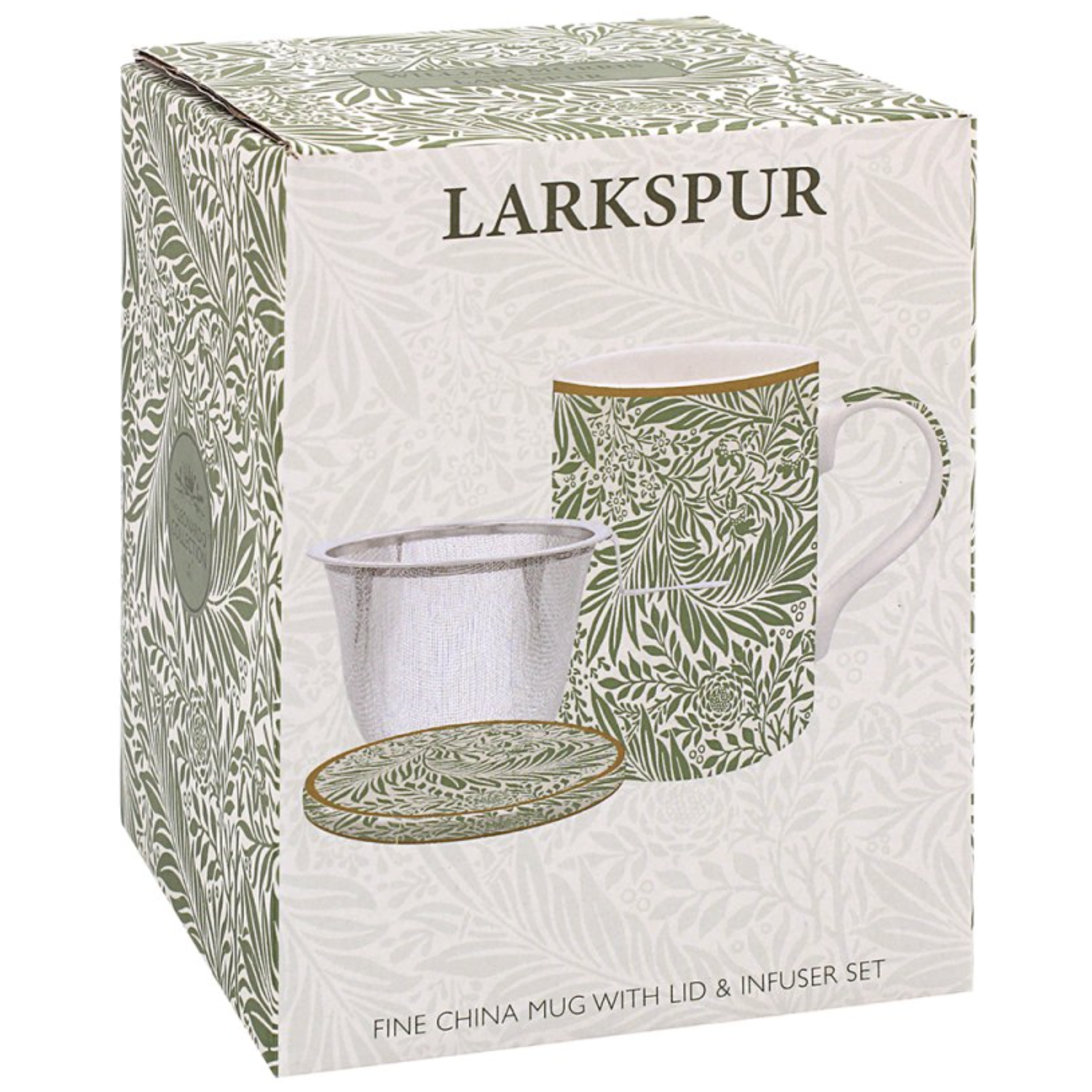 lesserpavey,williammorris,larkspur,威廉莫里斯,威廉莫里斯馬克杯,馬克杯,馬克杯濾網,濾茶器馬克杯,馬克杯含濾網,隨手泡馬克杯,內湖,換個角度有限公司