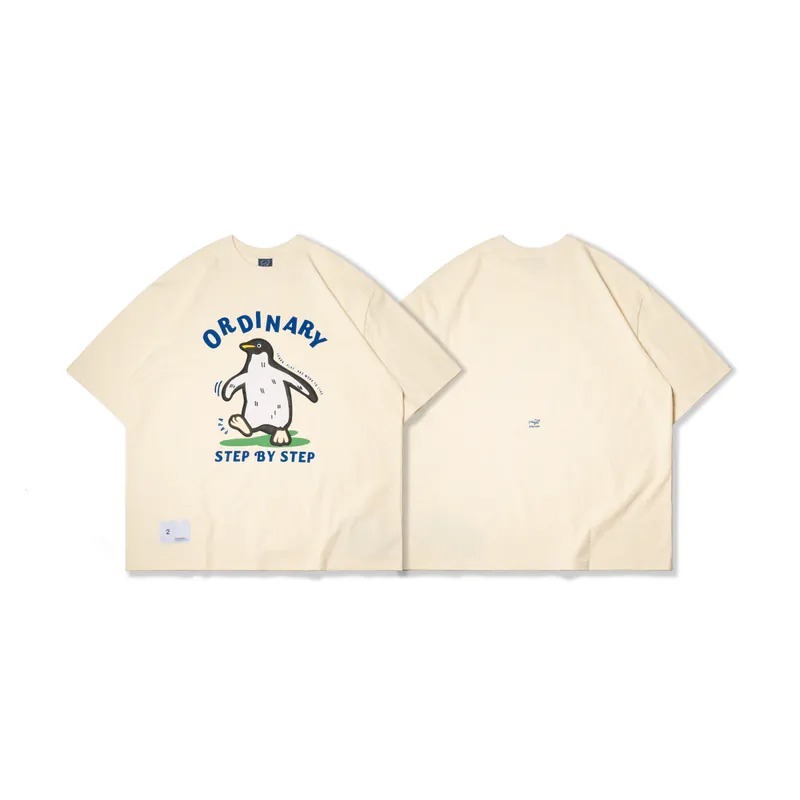 ORDINARY 企鵝竹節棉短Tee