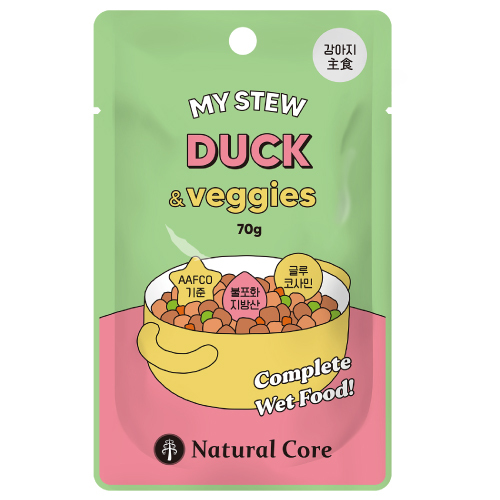 【韓國 NATURAL CORE 自然核心】我的燉菜主食系列-雞鴨肉蔬菜70g