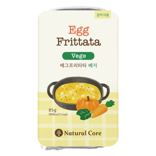 【韓國 NATURAL CORE 自然核心】義式烘蛋-蔬菜雞蛋 85g