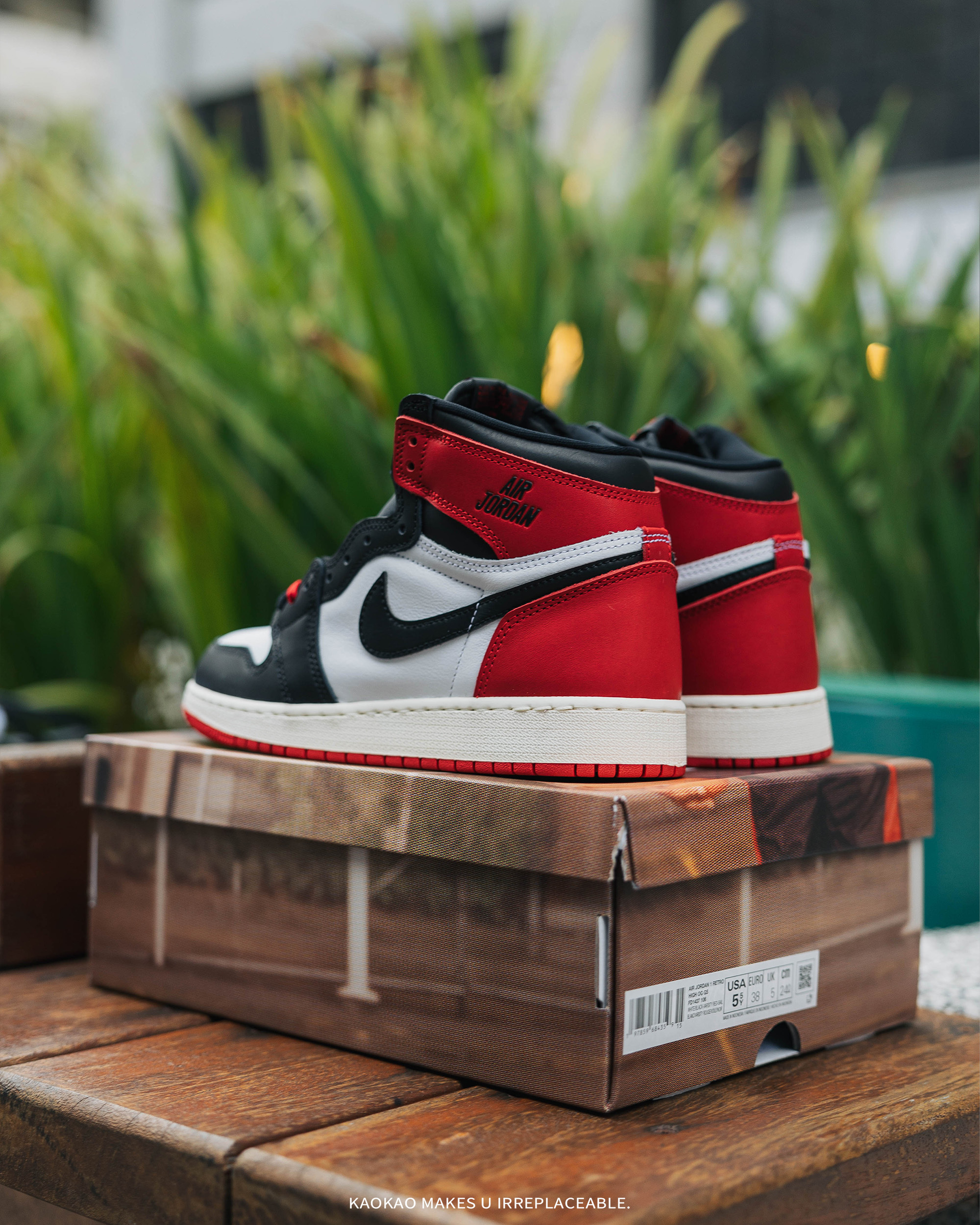 男女款 NIKE Air Jordan 1 High OG Black Toe Reimagined GS 黑腳趾【FD1437-106】【DZ5485-106】
