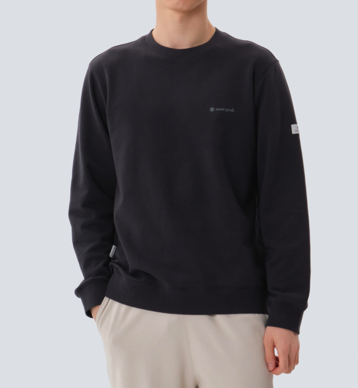【現貨】snow peak Land Essential Sweatshirt 袖口布標大學tee 長袖 S25SMFHT50