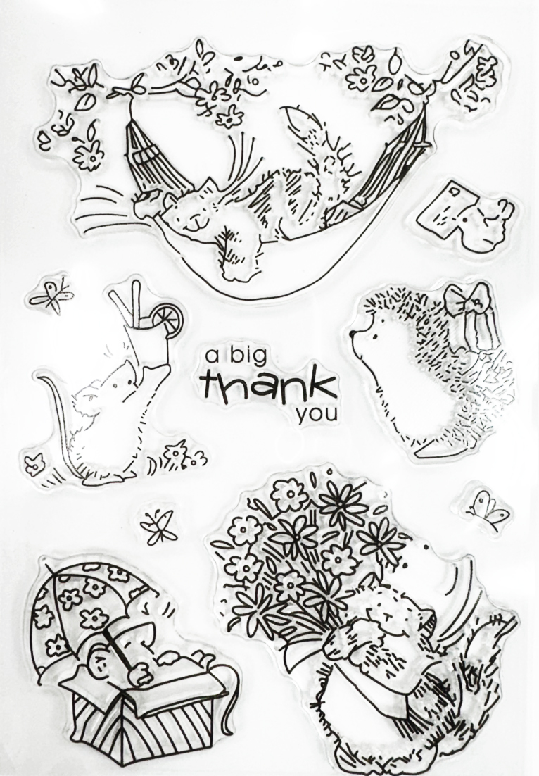 TS水晶印章 | TS59 刺蝟與貓