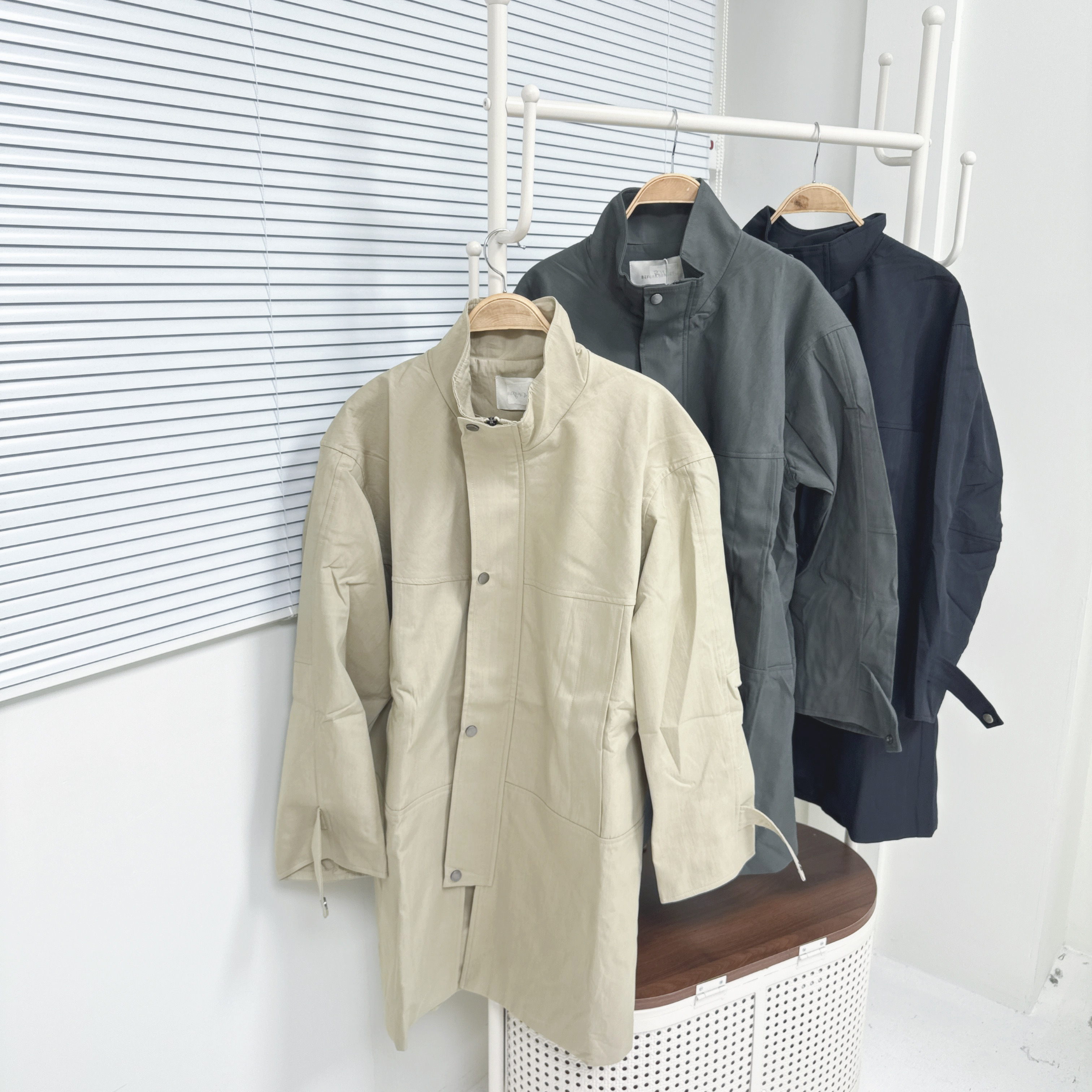 【Hoi2推介】斜布企領長身外套