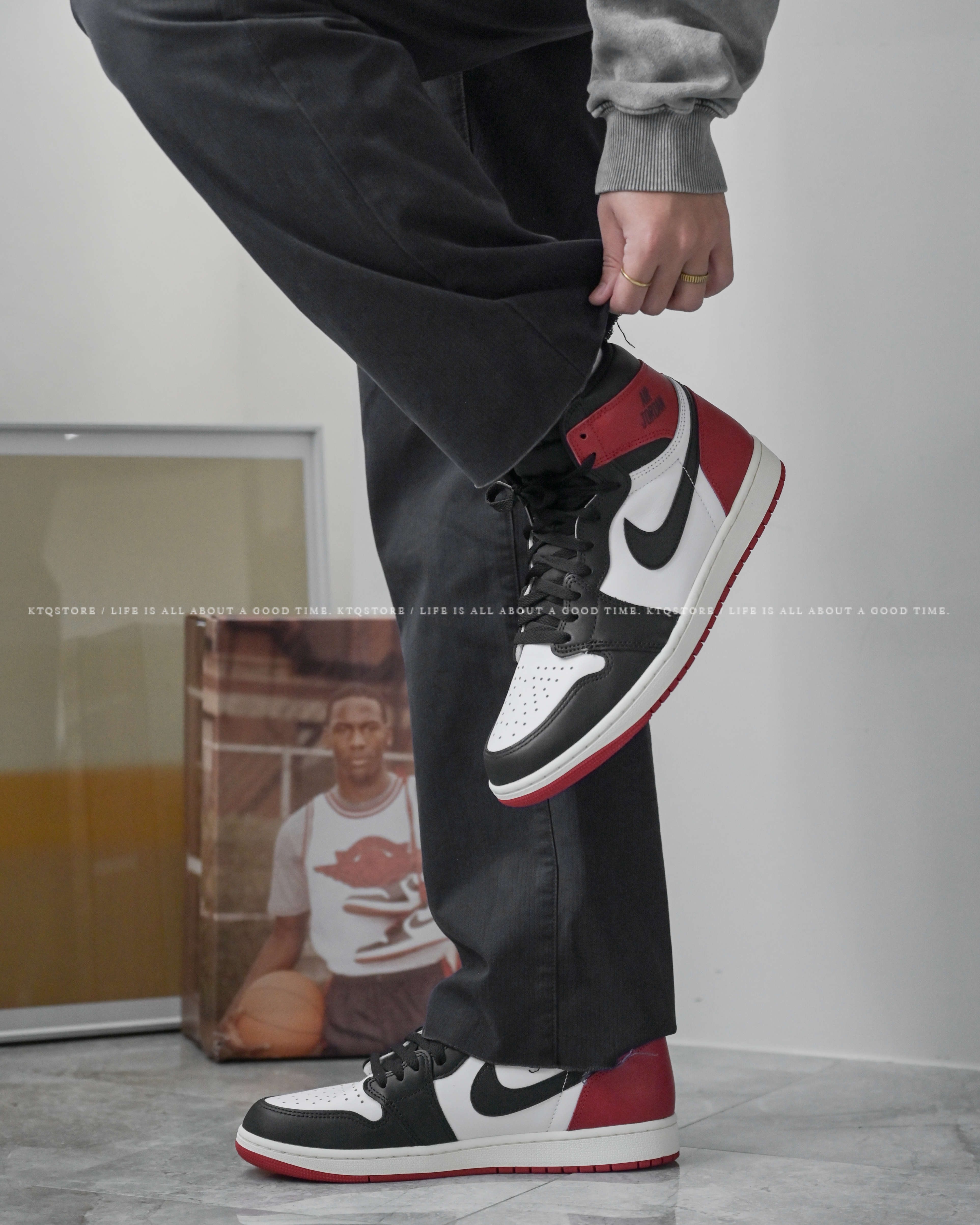 KTQ STORE ‧ Air Jordan 1 High OG "Black Toe Reimagined" 芝加哥 DZ5485-106