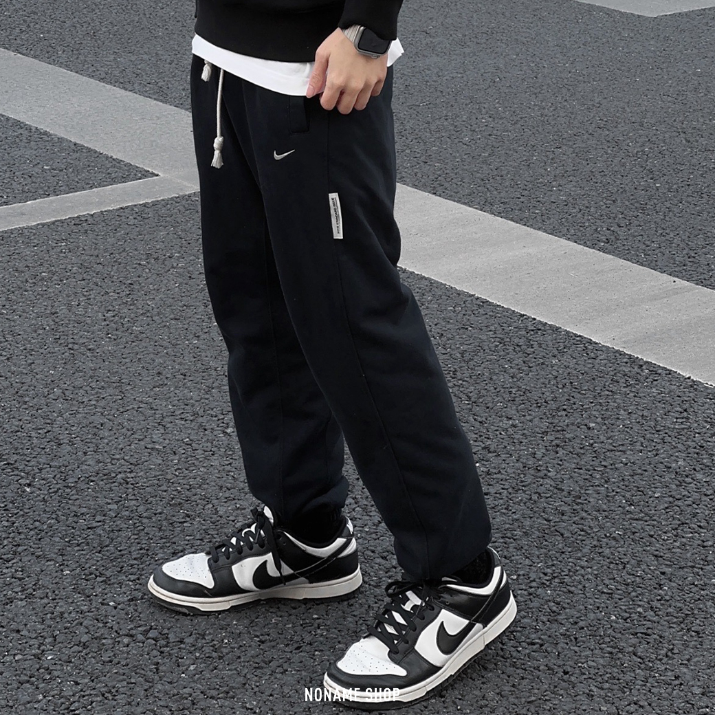 NIKE DRI-FIT Pants 小勾 縮口 棉褲 長褲 兩色 (男款)