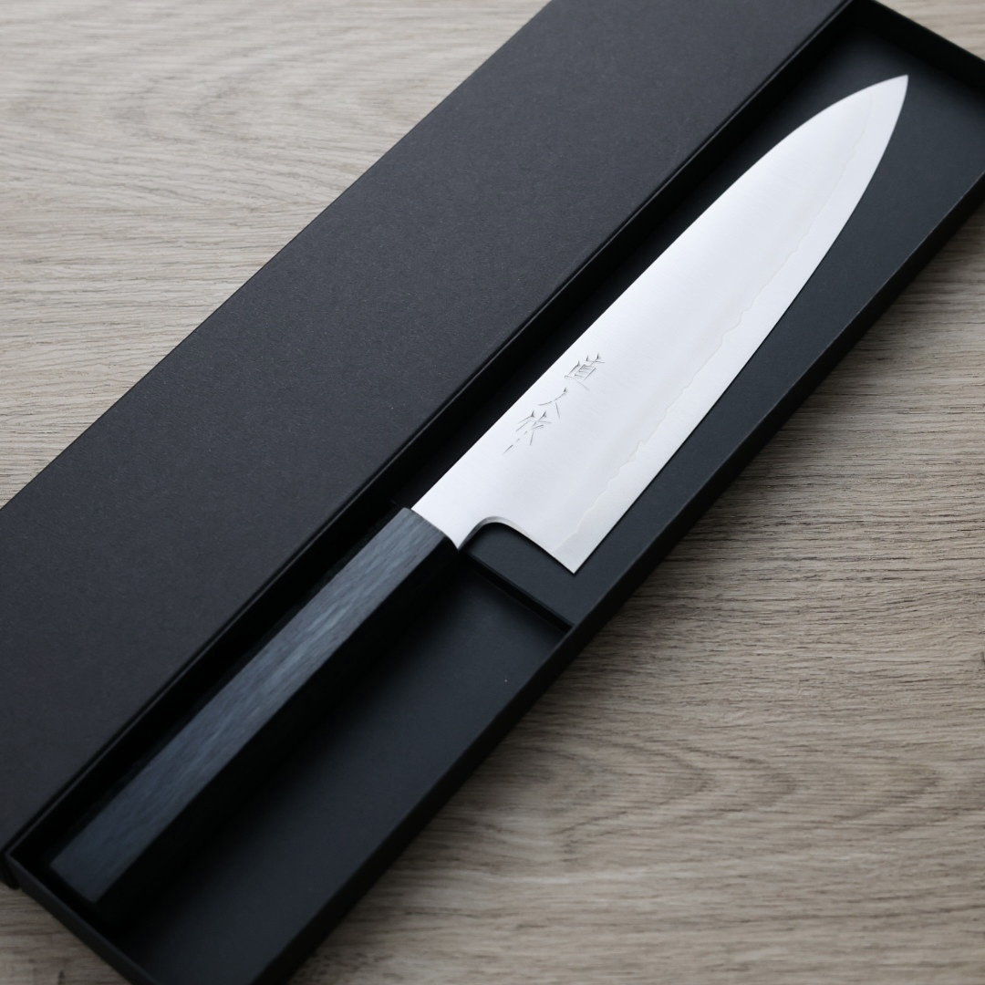 明神直人 牛刀 210mm CoSP鋼 浮雲/藍柄