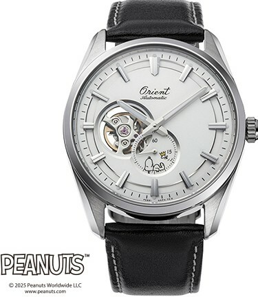 萬年鐘錶 - 東方錶  ORIENT  Peanuts™ 週年紀念 SNOOPY  白色面盤機械男錶 RA-AR0011S  錶徑40.8mm