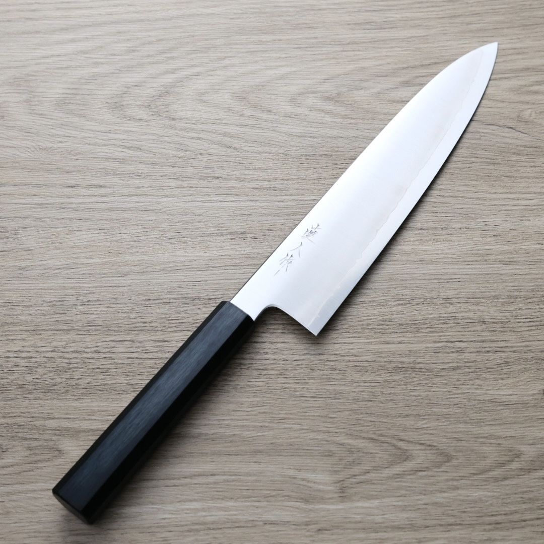 明神直人 牛刀 240mm CoSP鋼 浮雲/藍柄