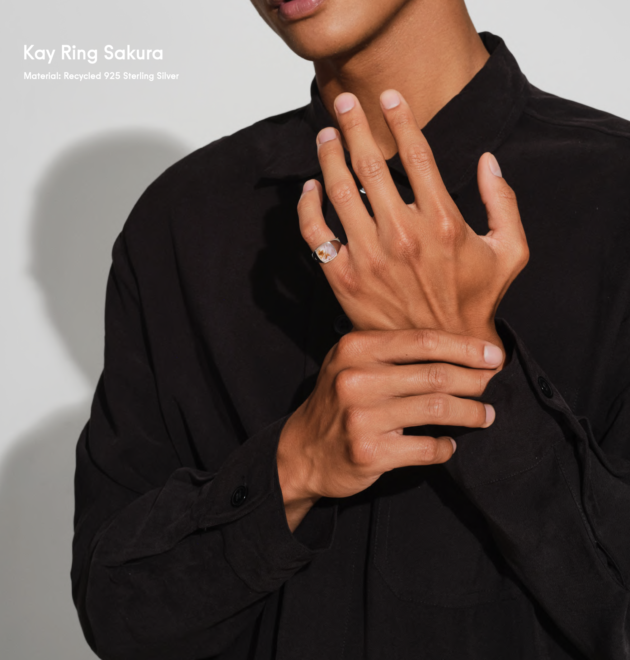 TOM WOOD Kay Ring Sakura Tom Wood｜Kay Ring Blue Sakura