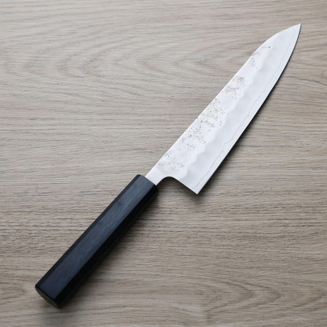 作SAKU 壱 牛刀 210mm 銀三鋼 梨地 藍柄