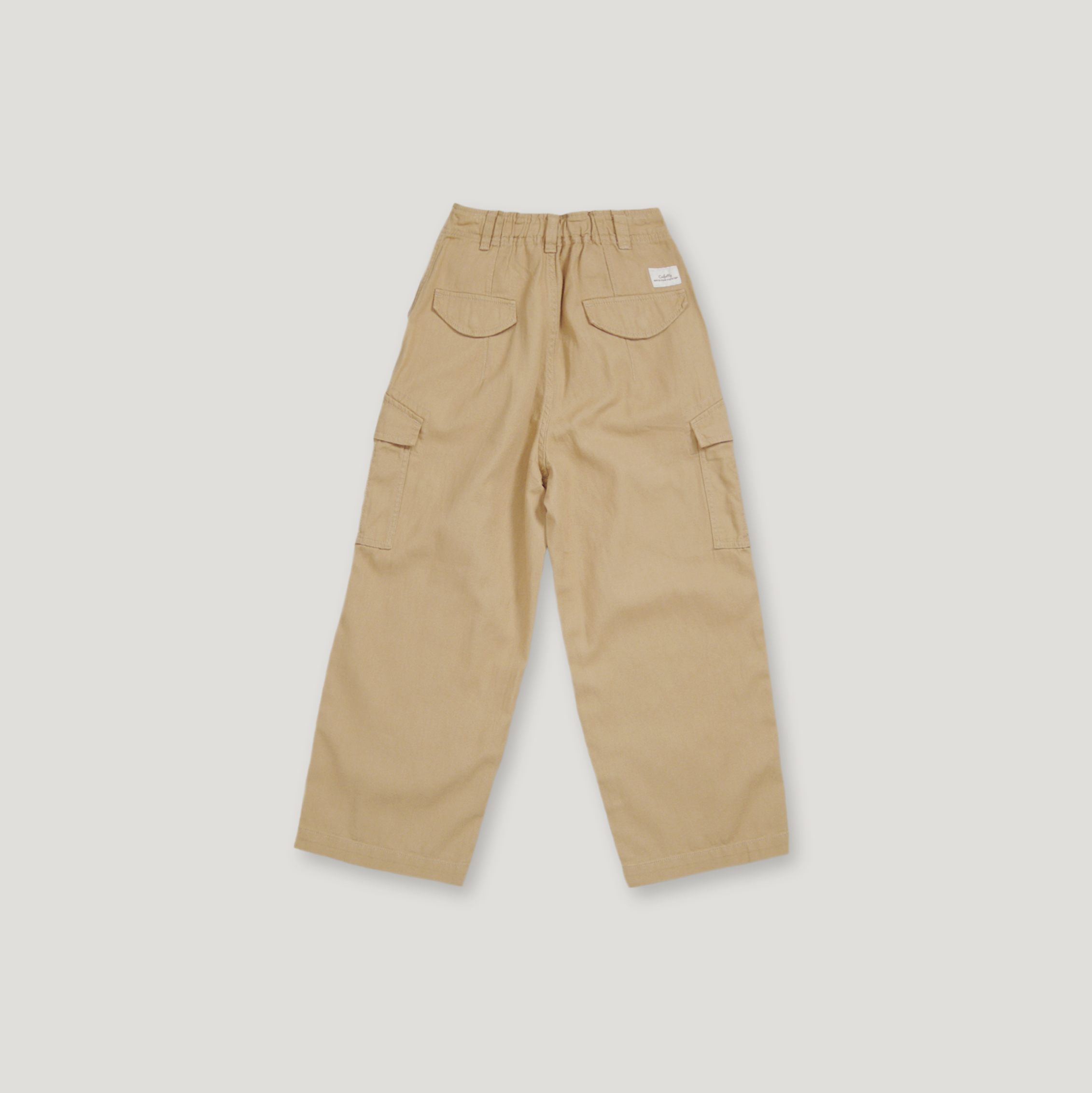 J.P.L. 高腰厚磅平紋工作寬褲 ╭ 3色 ╮