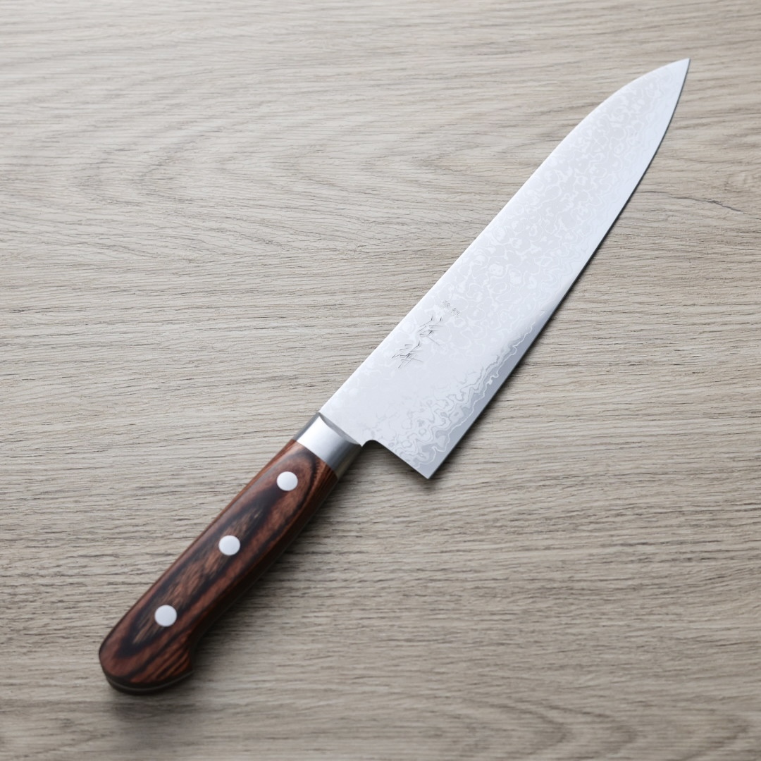 佐海 洋牛刀 210mm VG10鋼 大馬士革