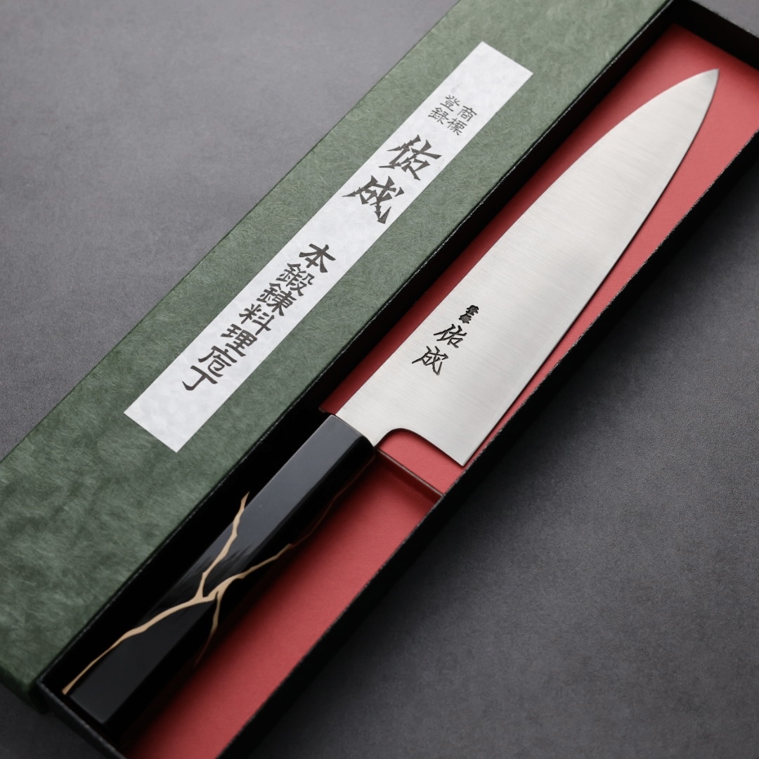 佑成 牛刀 210mm SG2粉末HSS鋼 色繼漆柄