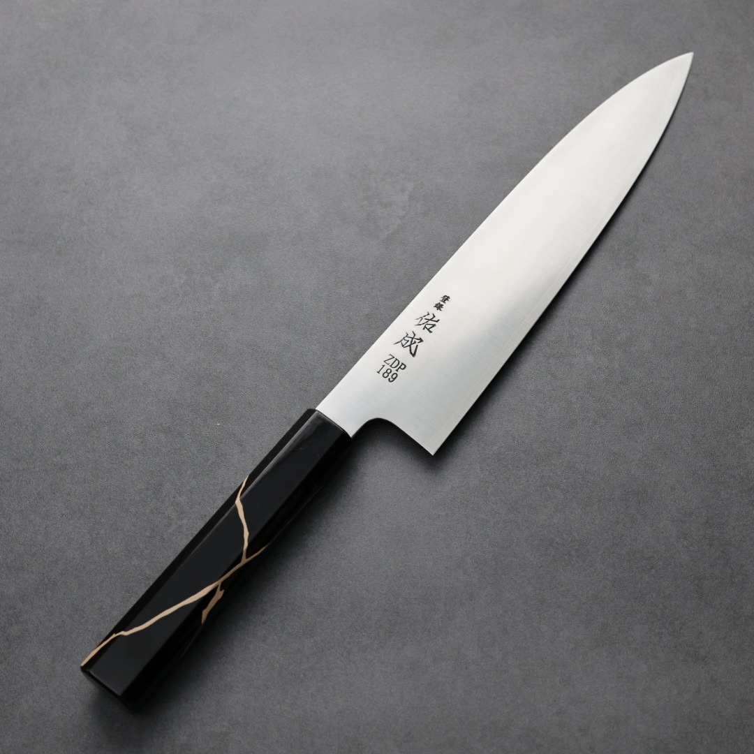 佑成 牛刀 240mm ZDP189鋼 色繼漆柄