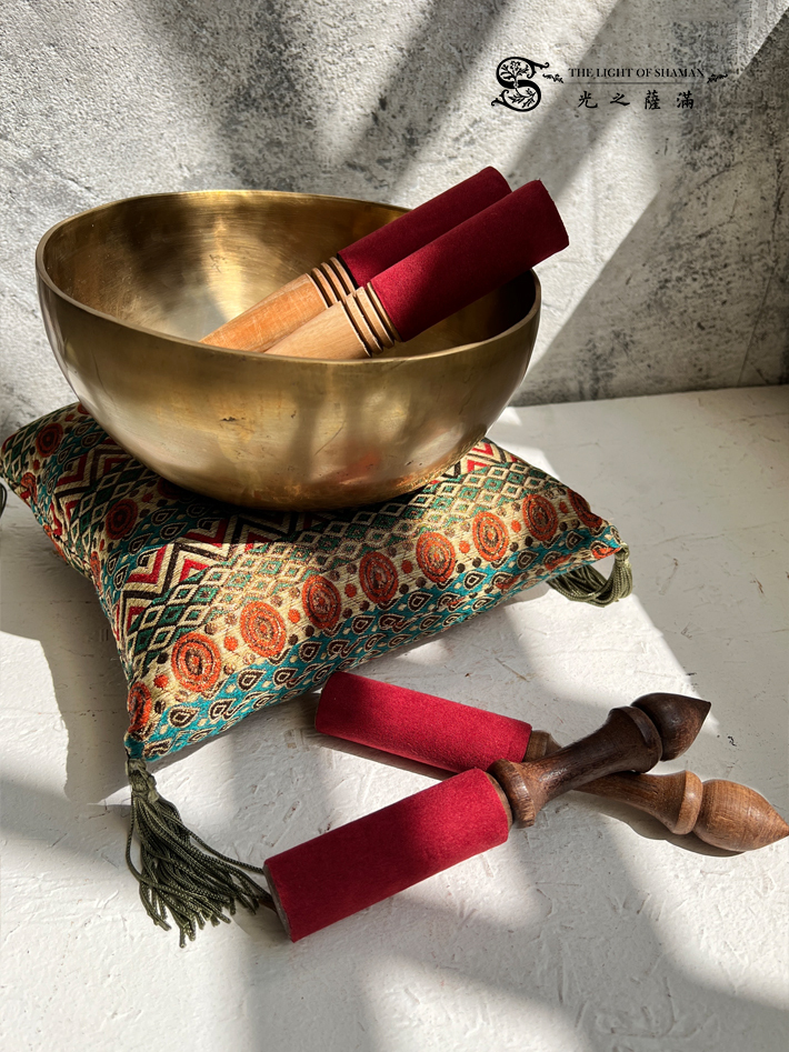 包布頌缽棒 水晶缽 銅缽 頌缽墊 缽枕 - 光之薩滿