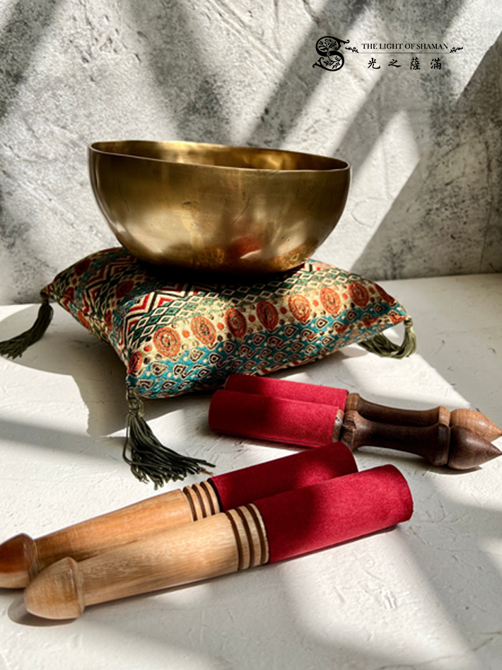 包布頌缽棒 水晶缽 銅缽 頌缽墊 缽枕 - 光之薩滿
