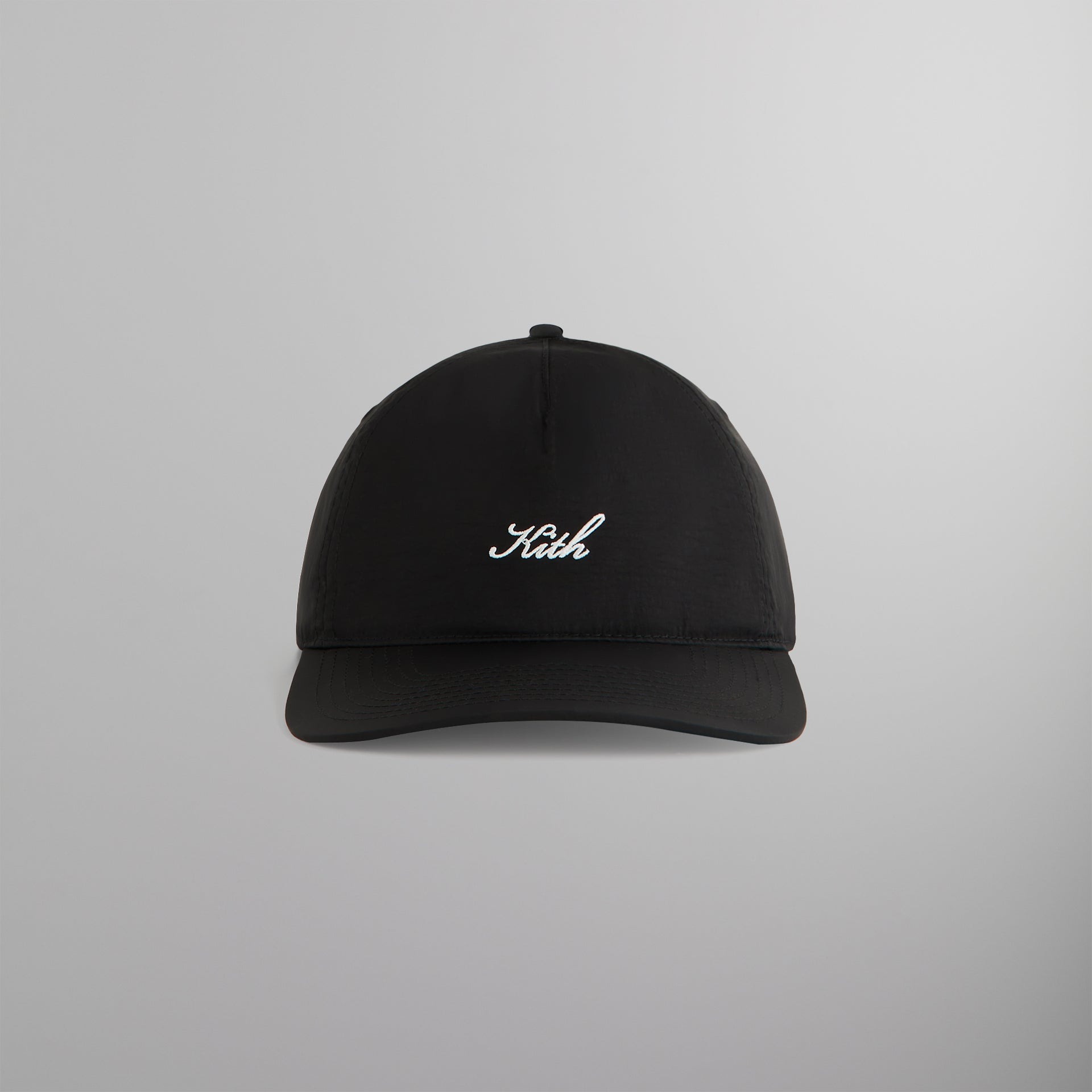 2025SS KITH Script Wrinkle Nylon Bay Low Profile Pinch Crown Cap 刺繡 尼龍 LOGO 帽子 老帽 現貨 KHM050947