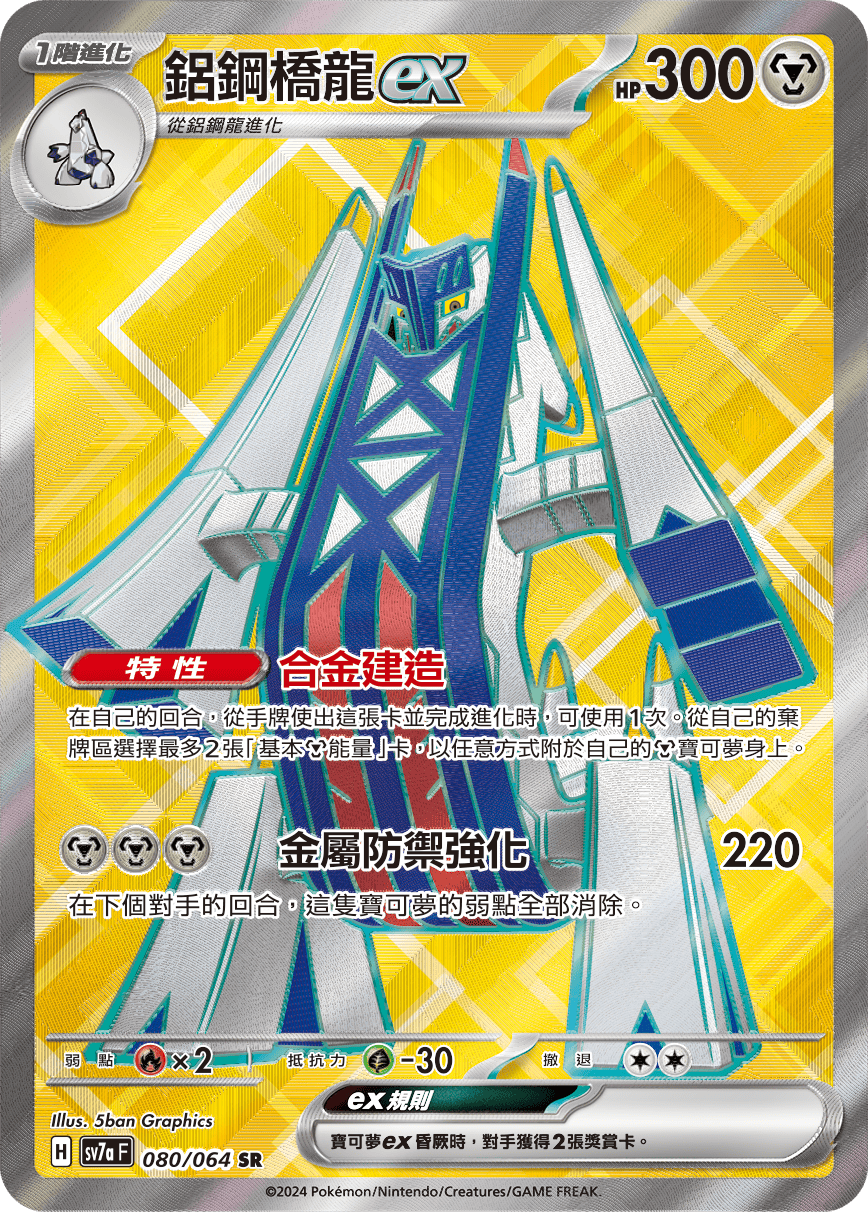 【SV7aF 080/064 SR】 鋁鋼橋龍ex SR