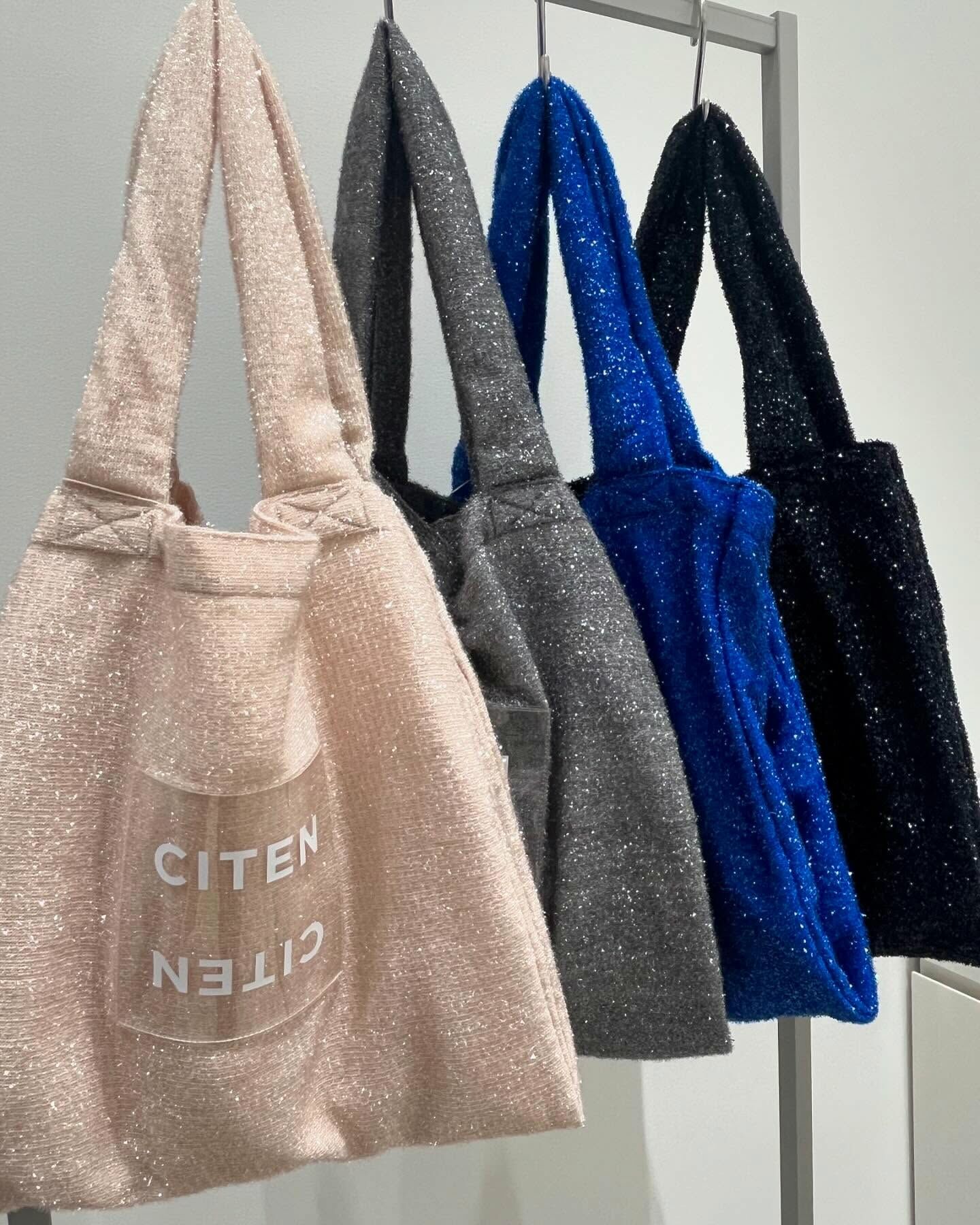 預購┃日本 CITEN 金蔥 透明LOGO 雙層 托特包