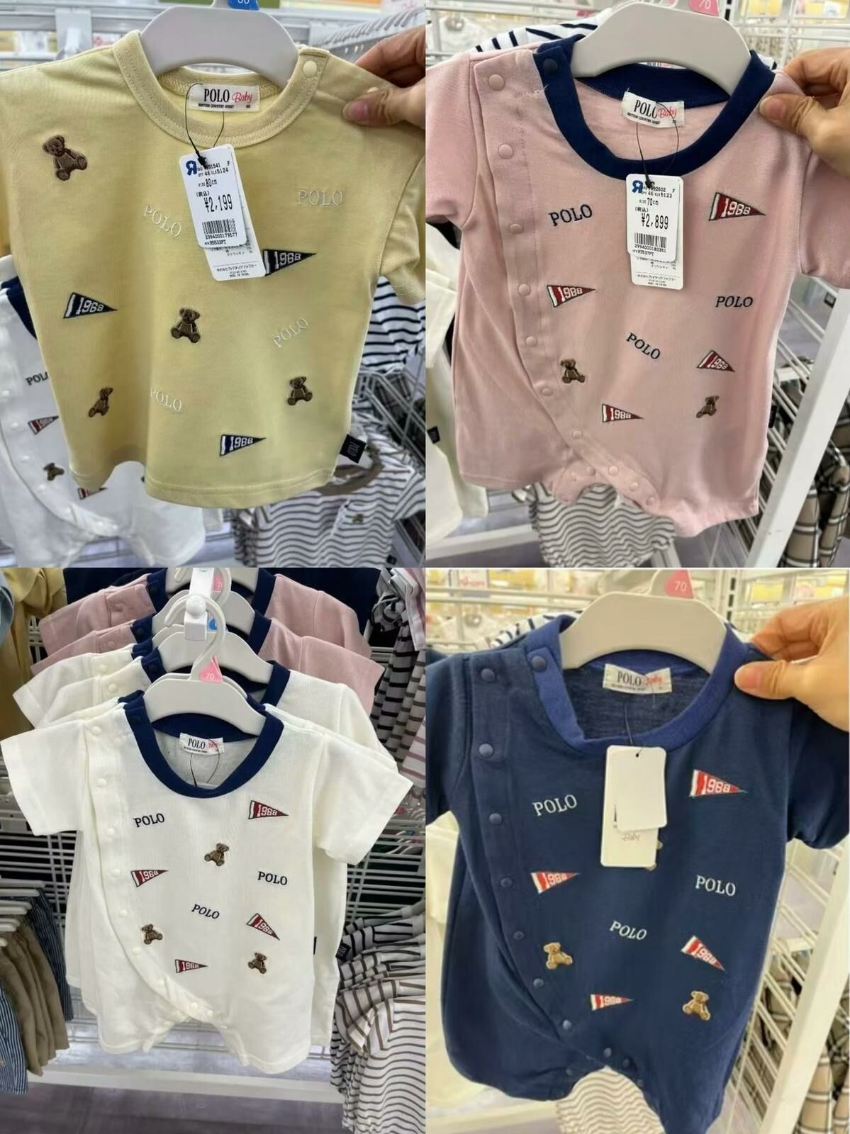 廠單Polo baby春夏刺繡系列