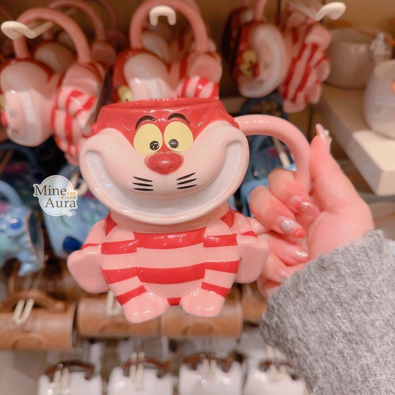 柴郡貓 The Cheshire Cat 妙妙貓 造型 馬克杯 水杯 愛麗絲夢遊仙境 Alice in Wonderland -香港迪士尼樂園