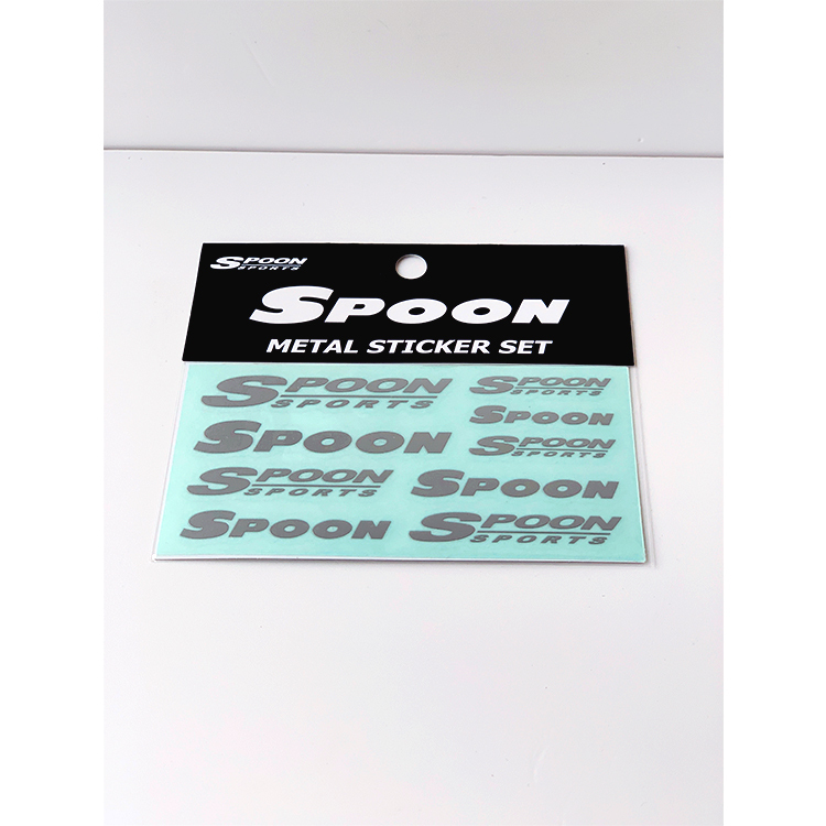SPOON SPORTS 貼紙組 銀色