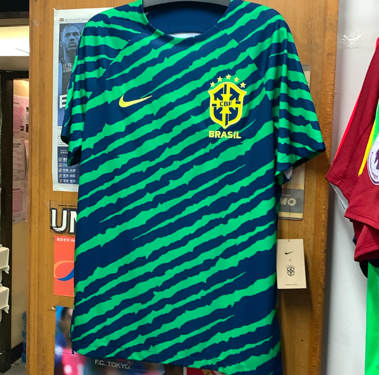 2022 Brazil Training Pre Match Shirt