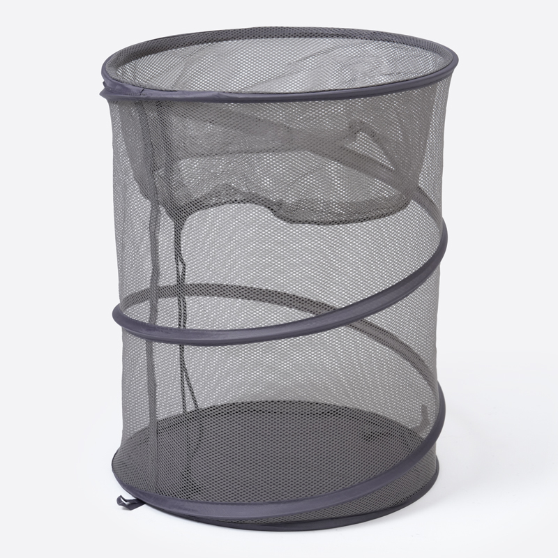 SP 折疊式網狀洗衣籃/灰