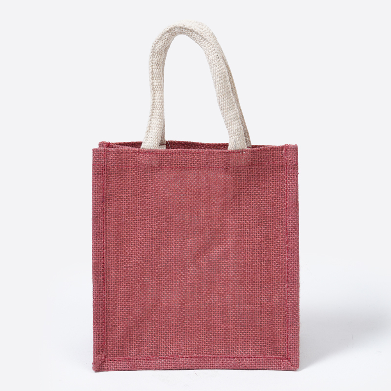 SP A6麻布手提袋/紅 21x24x14cm