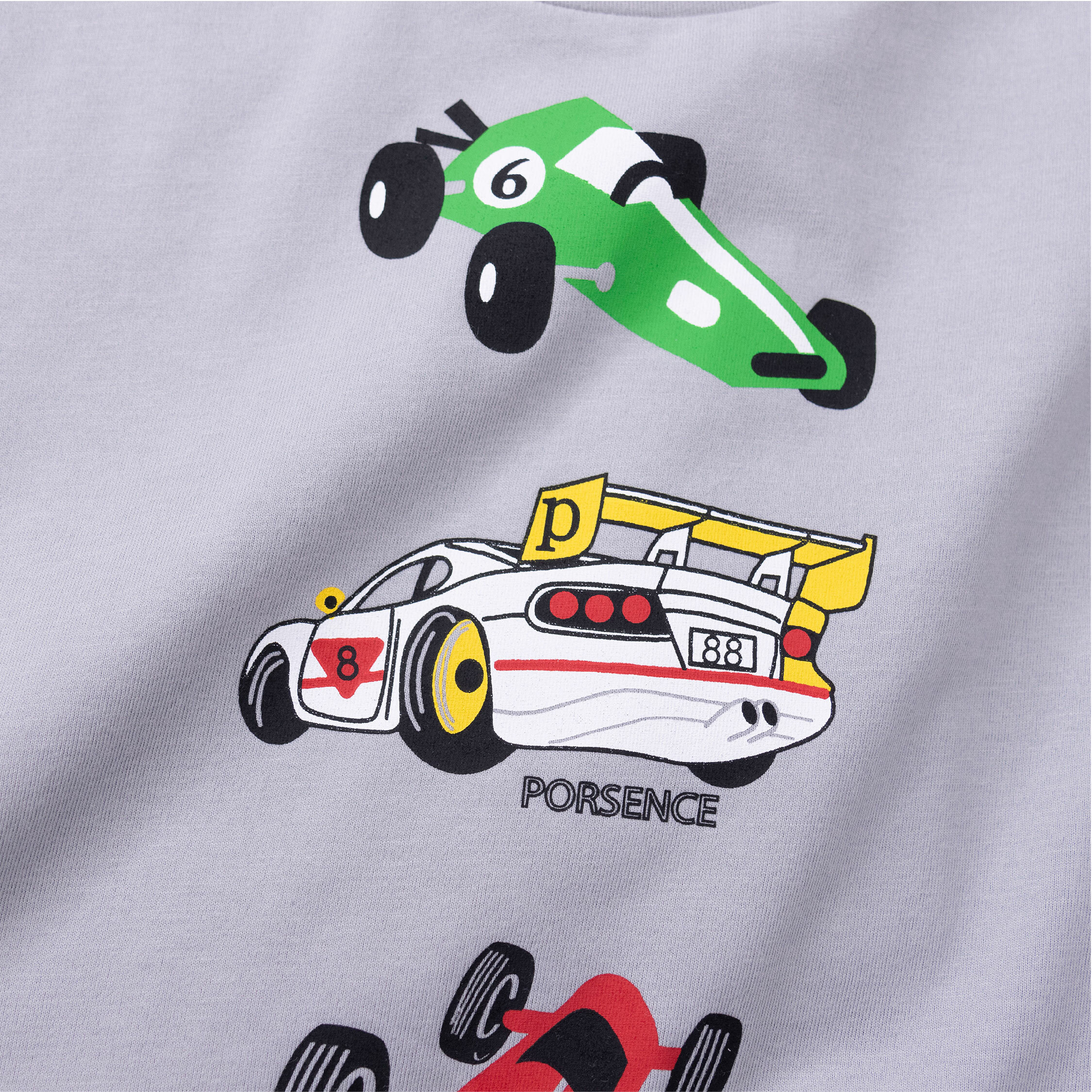 波紳士【22017】帥氣賽車圖案背心/上衣＊二色