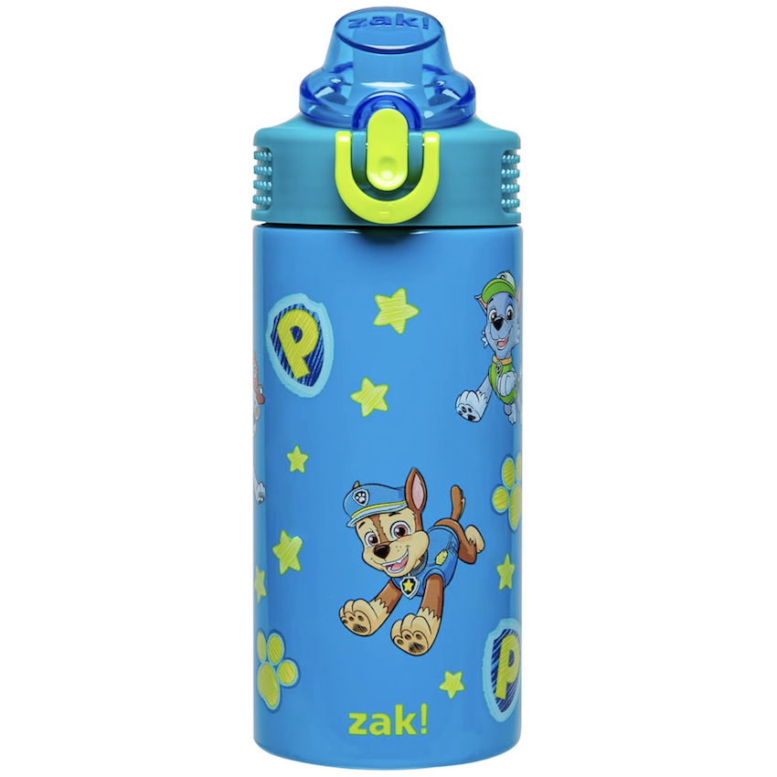 美國 Zak Designs 不鏽鋼真空兒童保溫吸管瓶水壺 - Paw Patrol