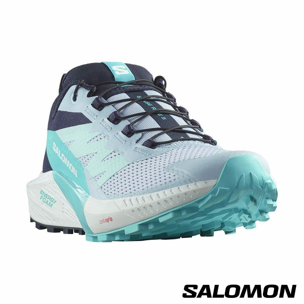 Salomon SENSE RIDE 5 女款 野跑鞋 474589 羊絨藍/碳藍/藍 [HappyOutdoor]