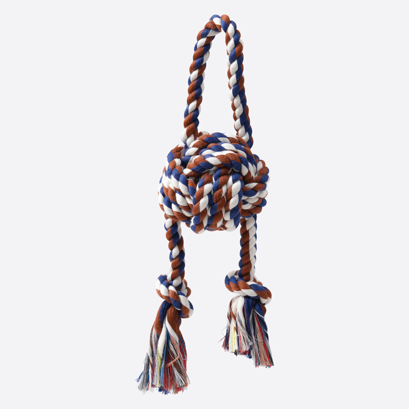 SP 犬用玩具/海軍藍繩結繩索