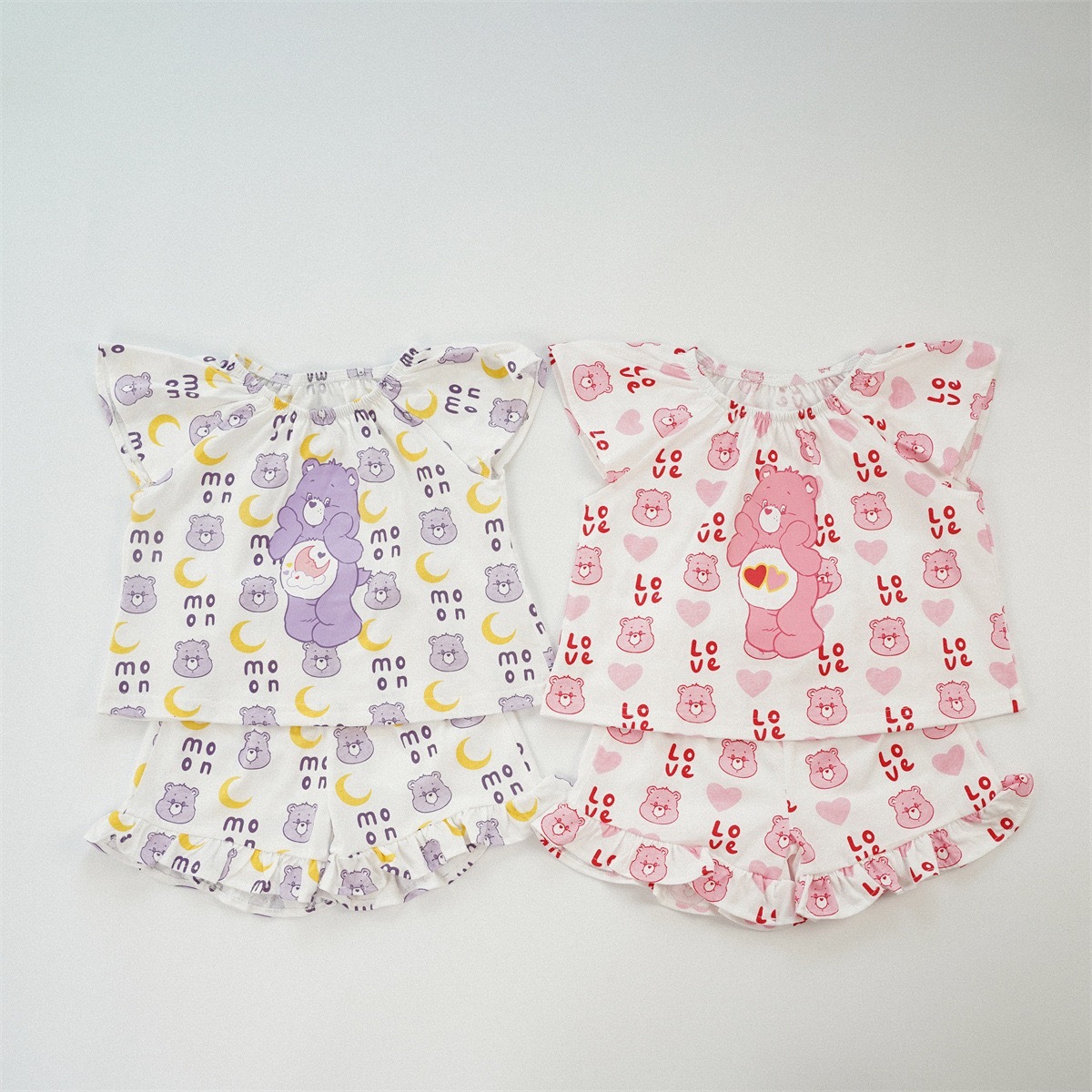 可可愛愛療癒熊飛袖套裝