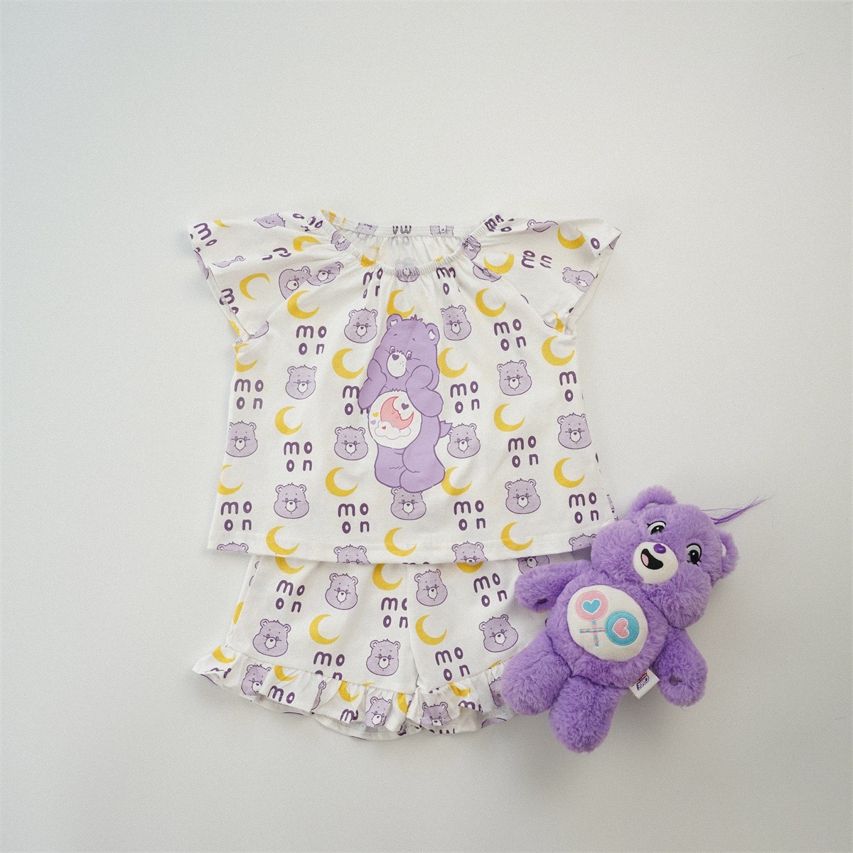 可可愛愛療癒熊飛袖套裝