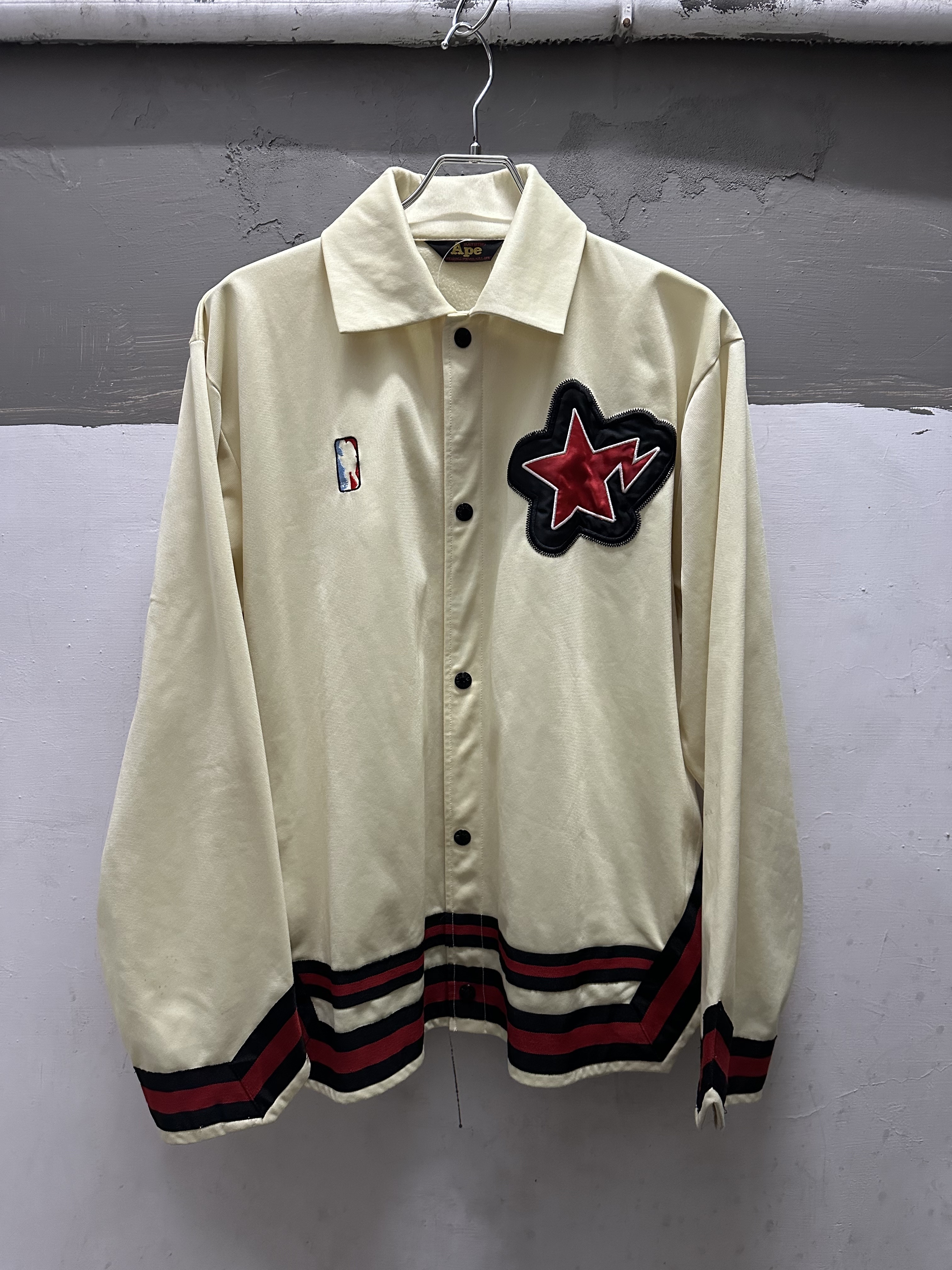 OLD APE( A BATHING APE ) Basketball Type Jacket Made in Japan