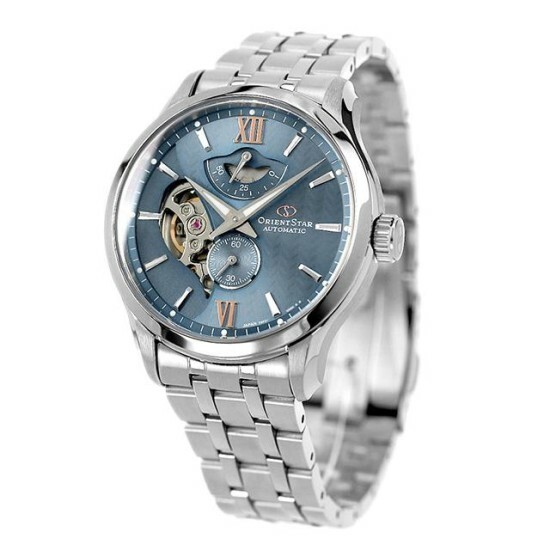ORIENT STAR 東方之星 RK-AV0B08L Blue Contemporary Skeleton Men's Watch RK-A0B08L 藍色現代鏤空男士手錶 男士機械 自動手錶 日本製造